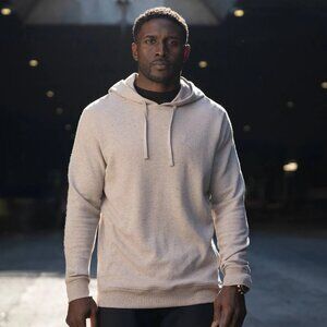 NWT Travis Mathew CLOUD WAFFLE HOODIE tan small travismathew BRAND NEW